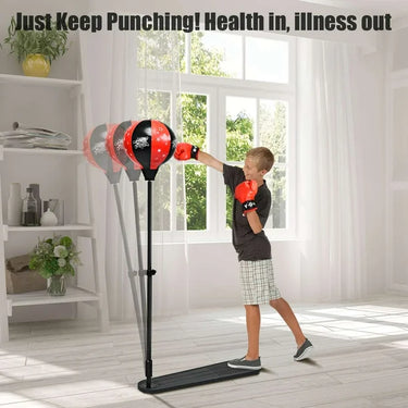 ADJUSTABLE STAND BOXING GLOVES BOXING SET